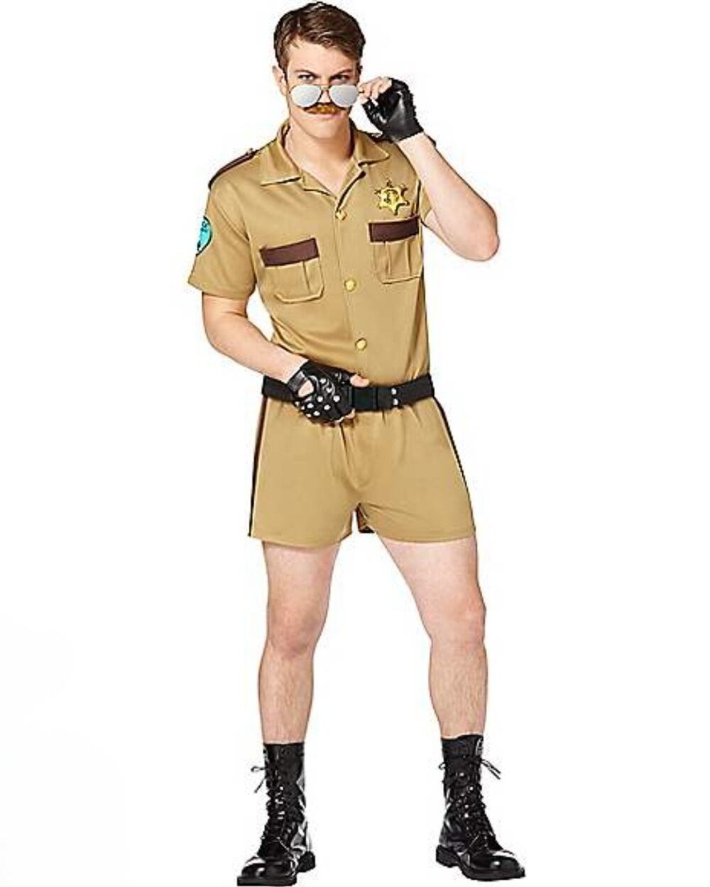 Spirit Sergeant Short Pants Cop Police Halloween Costume Cosplay Party Adult M - Picture 1 of 15